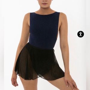 Micro mesh ballerina wrap